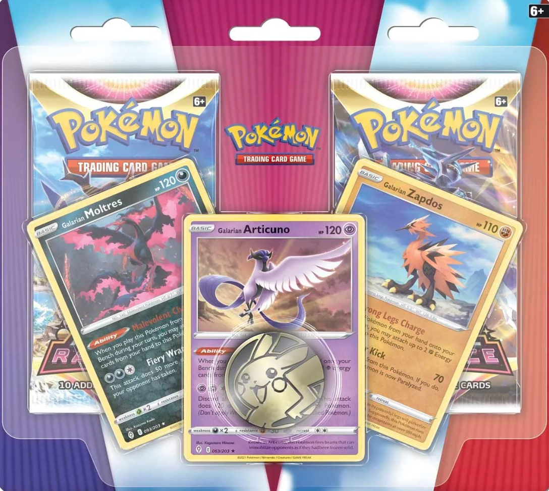 Pokémon TCG 2 Pack Blister – Galarian Birds